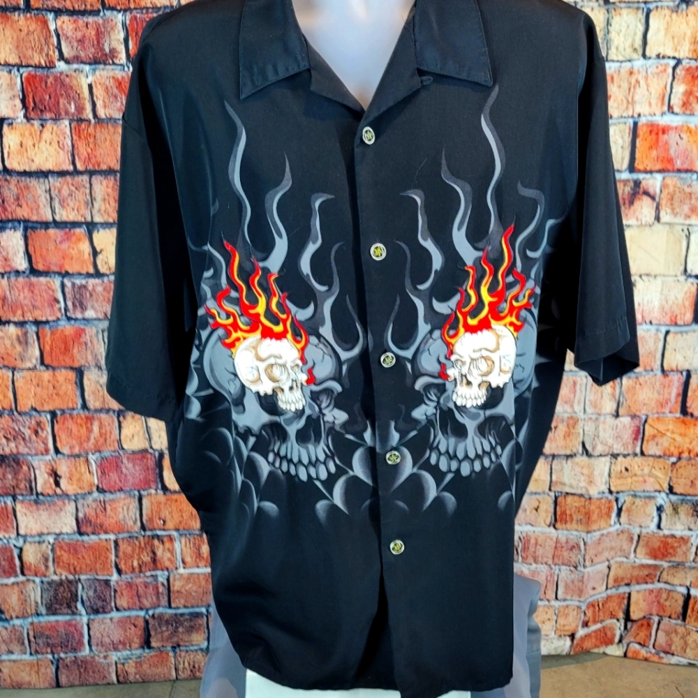 Nikki Sixx Dragonfly Clothing shirt XXL
